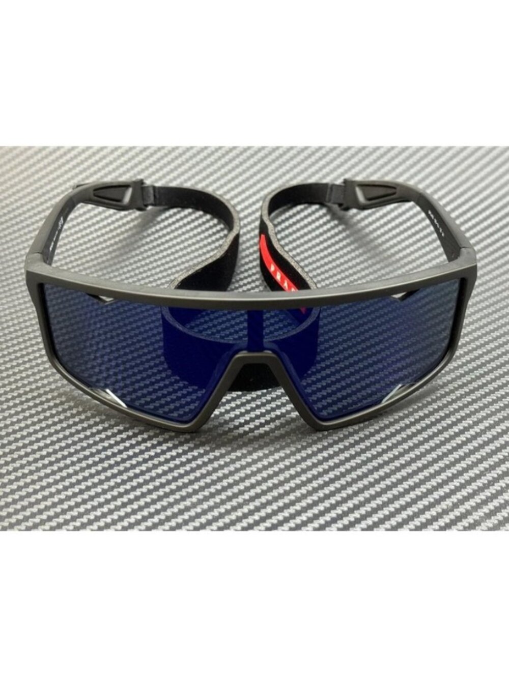 New Prada Linea Rossa Men Matte Black Sunglasses 70-20-125